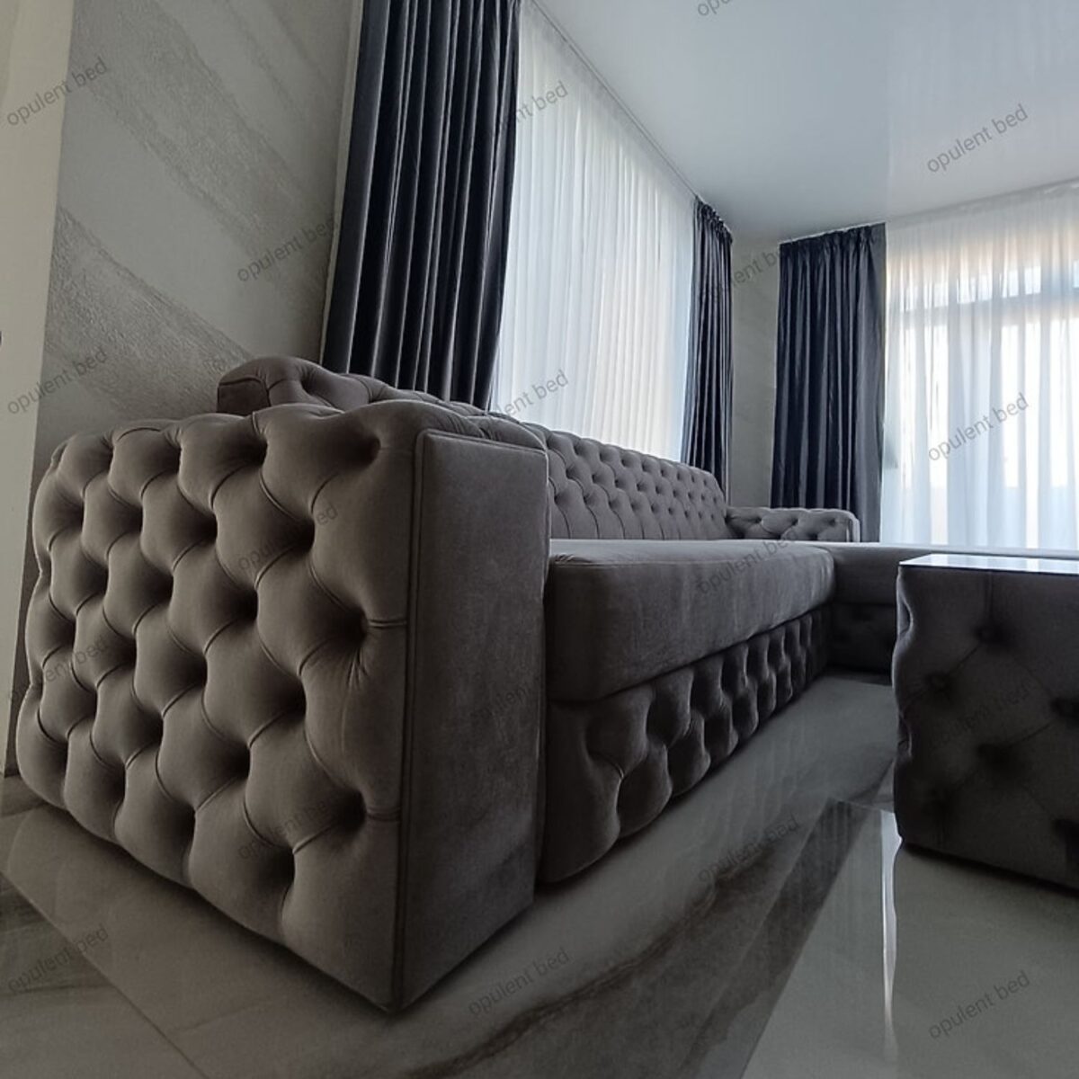 hea home coltar extensibil modern chesterfield 6