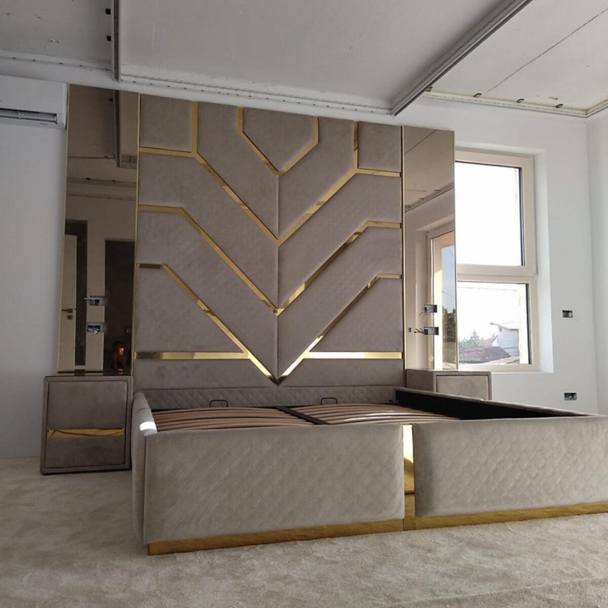 hea home dormitor pat golden sunrise luxe 2